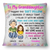 Grandma Mother Hugged This Soft Pillow - Gift For Granddaughter, Grandson, Kids - Personalized Polyester Linen Pillow