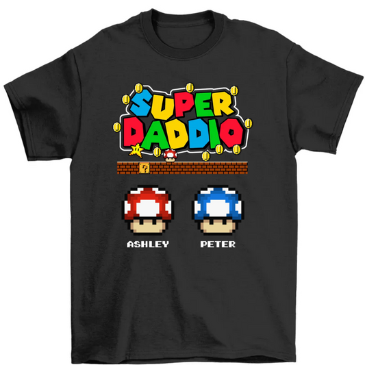 Super Daddio Mommio Personalized Shirt