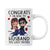 Congrats On Being My Husband You Lucky Bastard, Funny Personalized Mug, Gift For Him