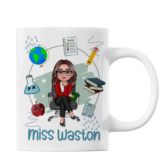 Teacher Mug School Things Personalized Mug, Back To School Gift