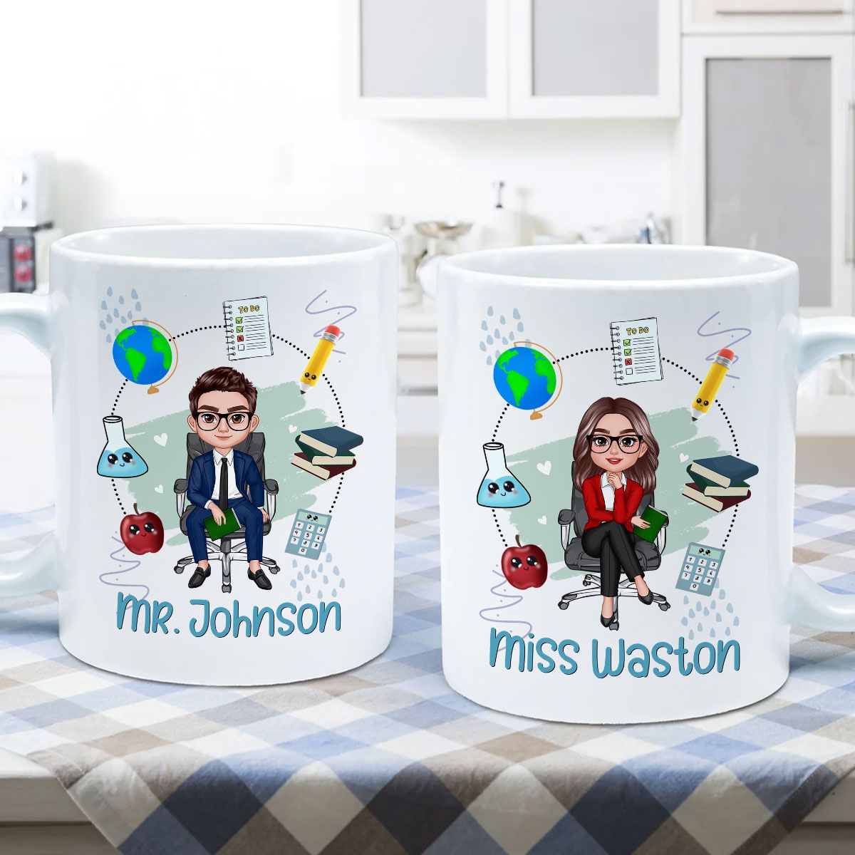 Teacher Mug School Things Personalized Mug, Back To School Gift