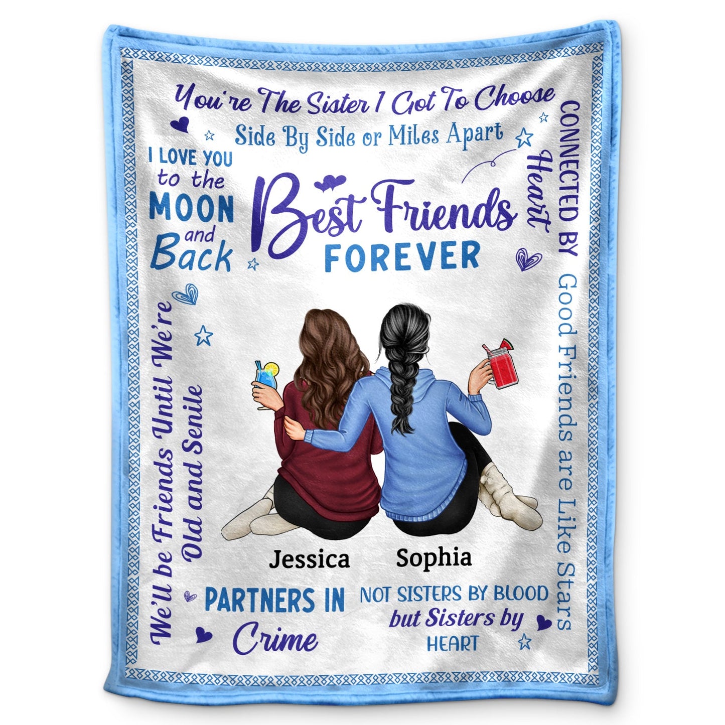 We'll Always Be Friends - Funny, Loving Gifts For Besties - Personalized Fleece Blanket