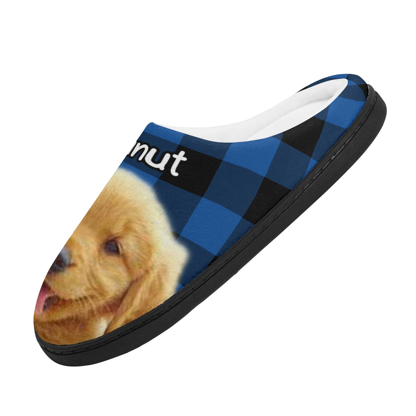 Custom Photo - Dog & Cat Personalized Custom Unisex Fluffy Slippers