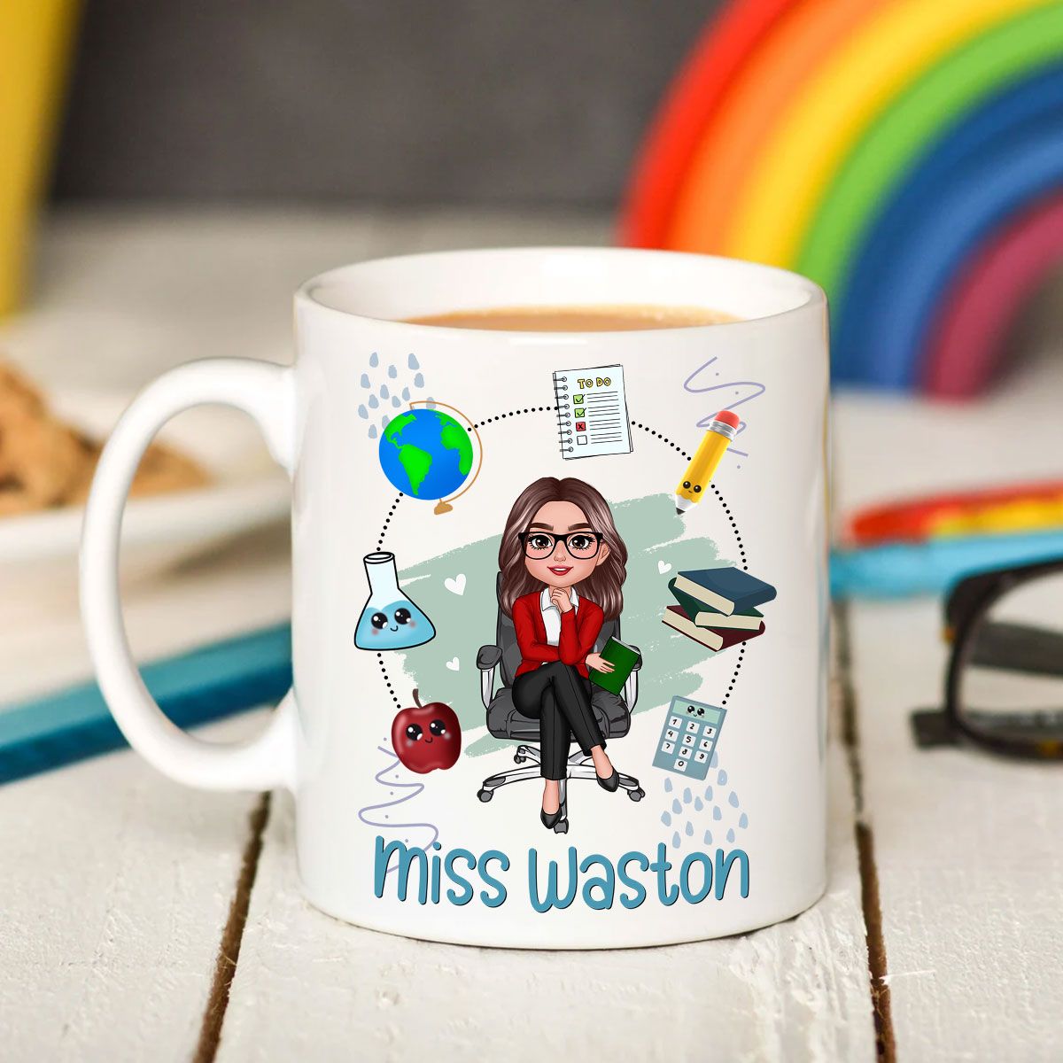 Teacher Mug School Things Personalized Mug, Back To School Gift