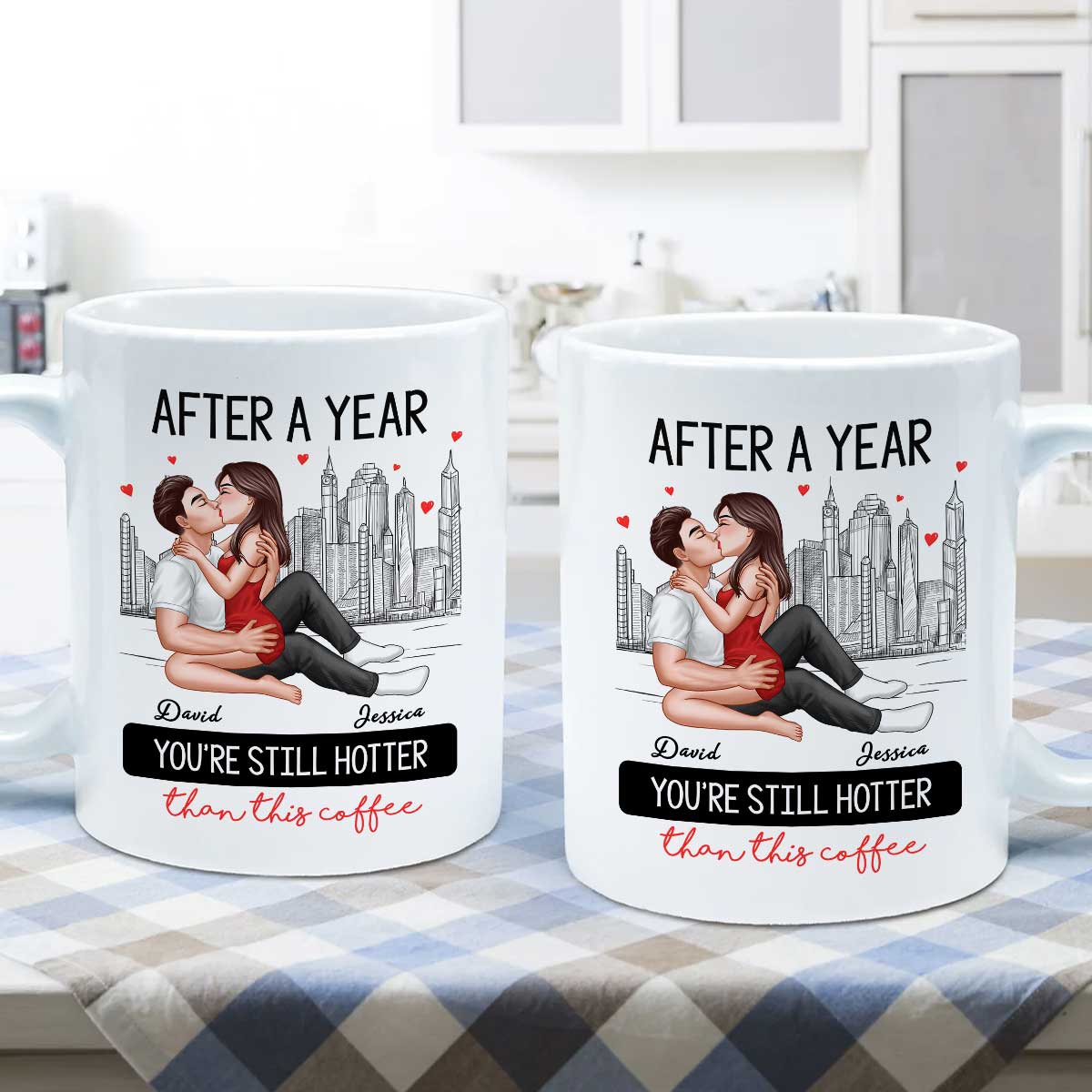 Still Hotter Than This Coffee Sexy Kissing Couple Personalized Mug