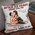 Sexy Couple Kissing In Living Room Personalized Pillow