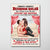 Sexy Couple Kissing Bedroom Rules Personalized Vertical Poster