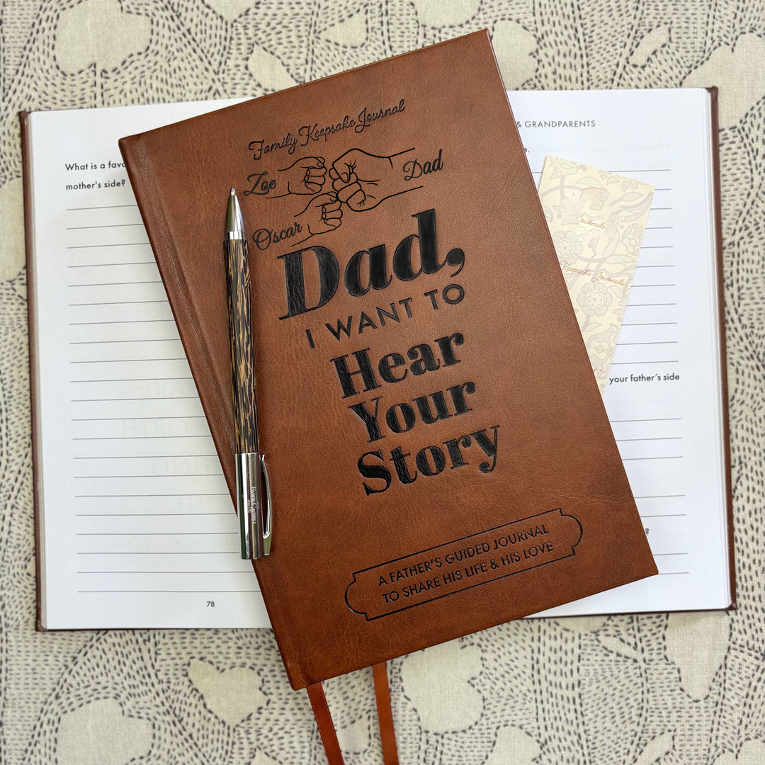 Customized Father's Day Gifts, Dad's Story: A Father's Guided Journal to Share His Life & His Love