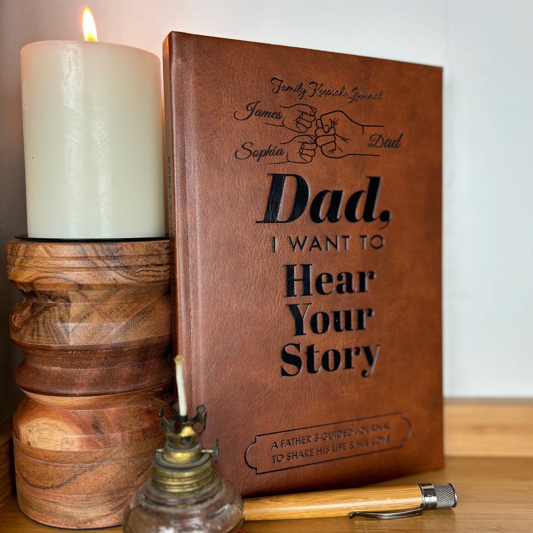 Customized Father's Day Gifts, Dad's Story: A Father's Guided Journal to Share His Life & His Love