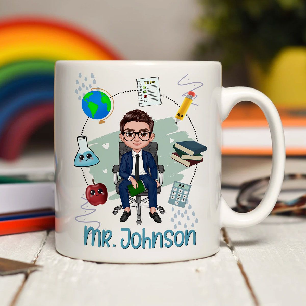 Teacher Mug School Things Personalized Mug, Back To School Gift