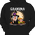 Grandma Mom Witch With GrandKids Halloween Personalized Custom Hoodie