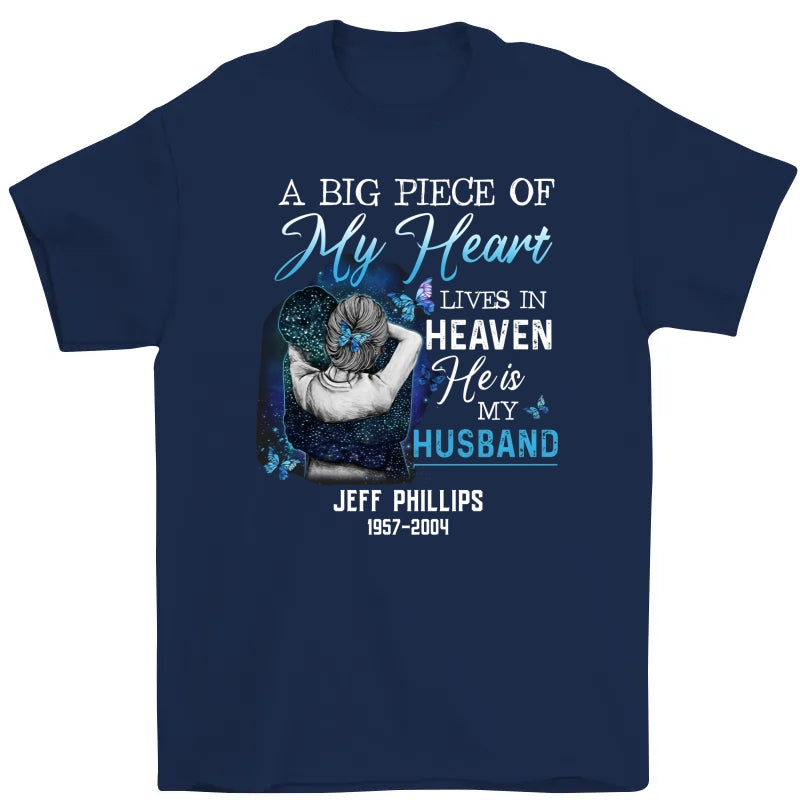 A Piece of My Heart in Heaven Personalized T-shirt