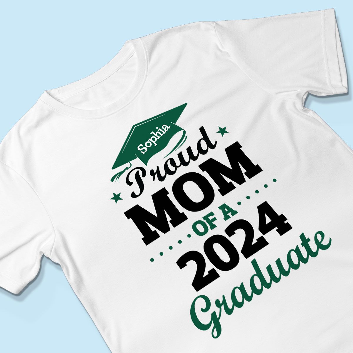 Proud Family Of Graduate Graduation Senior Mom Dad Grandma Grandpa Personalized Shirt