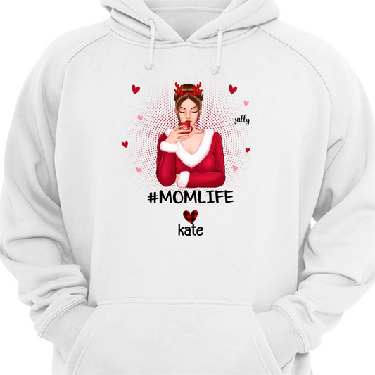 Mom Grandma Life Christmas Beautiful Woman Hoodie Sweatshirt