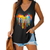Grandma Melting Colorful Heart Personalized Women Tank Top V Neck Casual Flowy Sleeveless