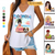 Dog Mom Summer Patterned Personalized Women Tank Top V Neck Casual Flowy Sleeveless
