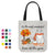 Most Wonderful Time Autumn Fluffy Cat Personalized Canvas Bag