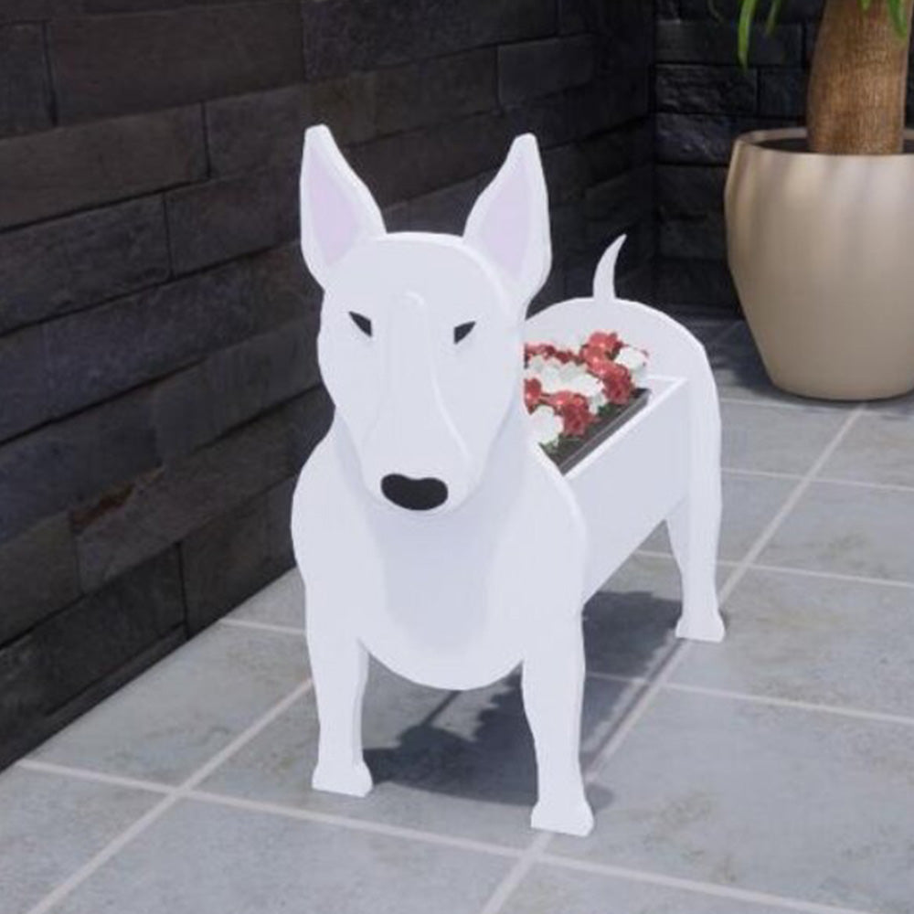 PVC Dog Planter - Gift For Garden Lovers - Personalized Custom Name Dog Planter