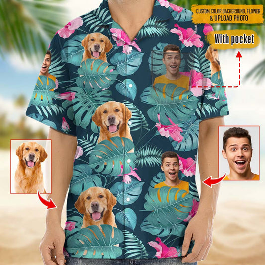 Personalized Photo Upload Photo Hawaiian Shirt