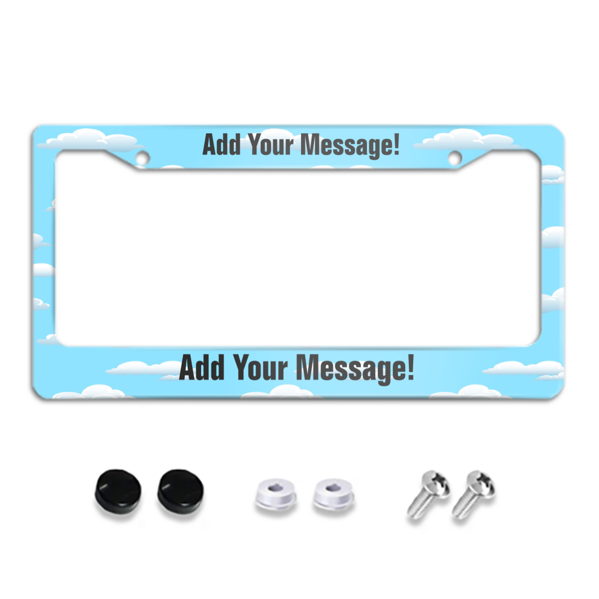 100+ Backgrounds & PERSONALIZED TEXT  License Plate Frame