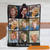 Personalized Photo Blanket up to 9 Photos
