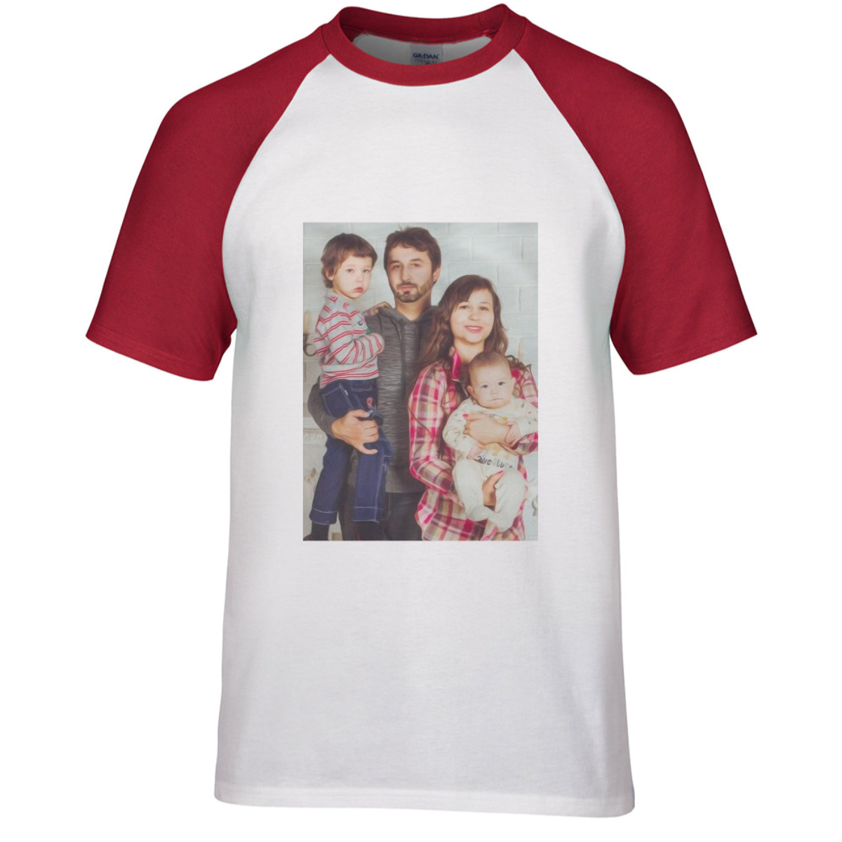 Custom Photo, Personalized Photo Baseball Tee