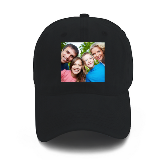 Custom Photo, Personalized Photo Baseball Cap v2