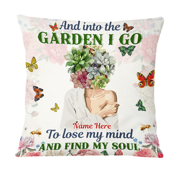 Personalized Love Gardening Pillow