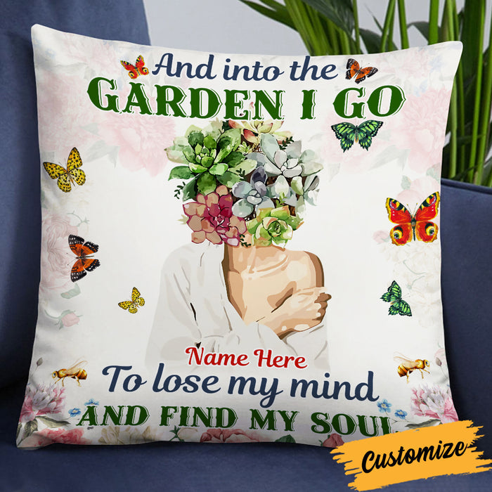 Personalized Love Gardening Pillow