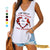 Rose And Cardinal Memorial Personalized Women Tank Top V Neck Casual Flowy Sleeveless