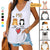 Me And Cats Is Love Personalized Women Tank Top V Neck Casual Flowy Sleeveless