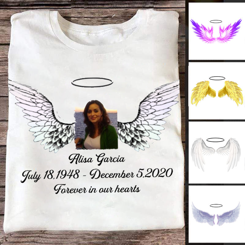 Personalized Photo and Name | Classic Memorial T-shirt