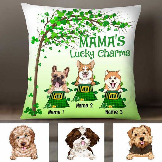 Personalized Patrick's Day Dog Pillow