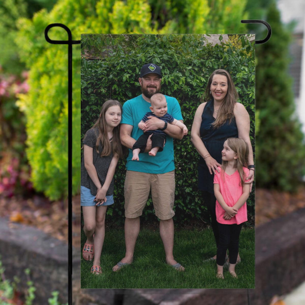 Custom Photo, Personalized Photo Garden Flag  No.CABIJ6