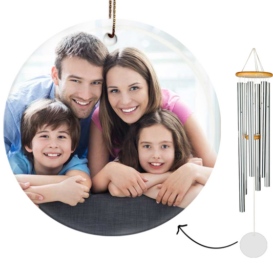 Custom Photo, Personalized Photo Wind Chime