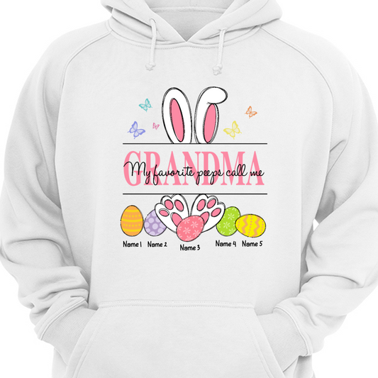 Personalized Easter Mom Grandma Hoodie Sweatshirt