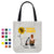 Dog Mom Sunflower Leopard Personalized Canvas Bag
