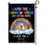 The Rainbow Bridge Personalized Dog Memorial Decorative Garden Flags