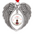Baby Back View First Christmas Personalized Zinc Alloy Ornaments