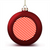 Christmas Checkered Peeking Dogs Personalized Ball Ornaments