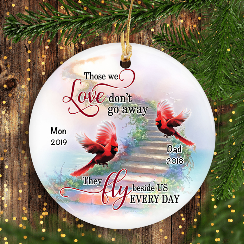 Cardinals Personalized Memorial Ornaments