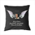 Personalized Photo and Name Memorial Polyester Linen Pillow