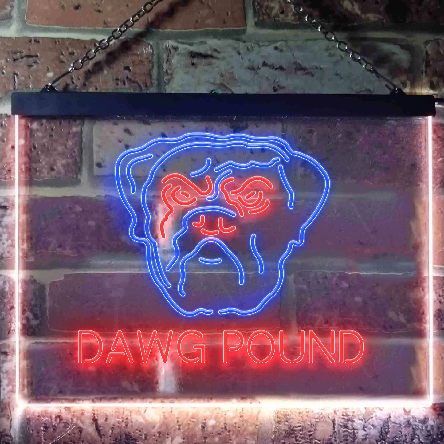 Dawg Pound Cleveland Browns Neon Light LED Sign