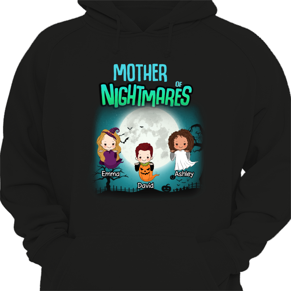 Halloween Mother Father Of Nightmares Kids Personalized Hoodie Sweatshirt