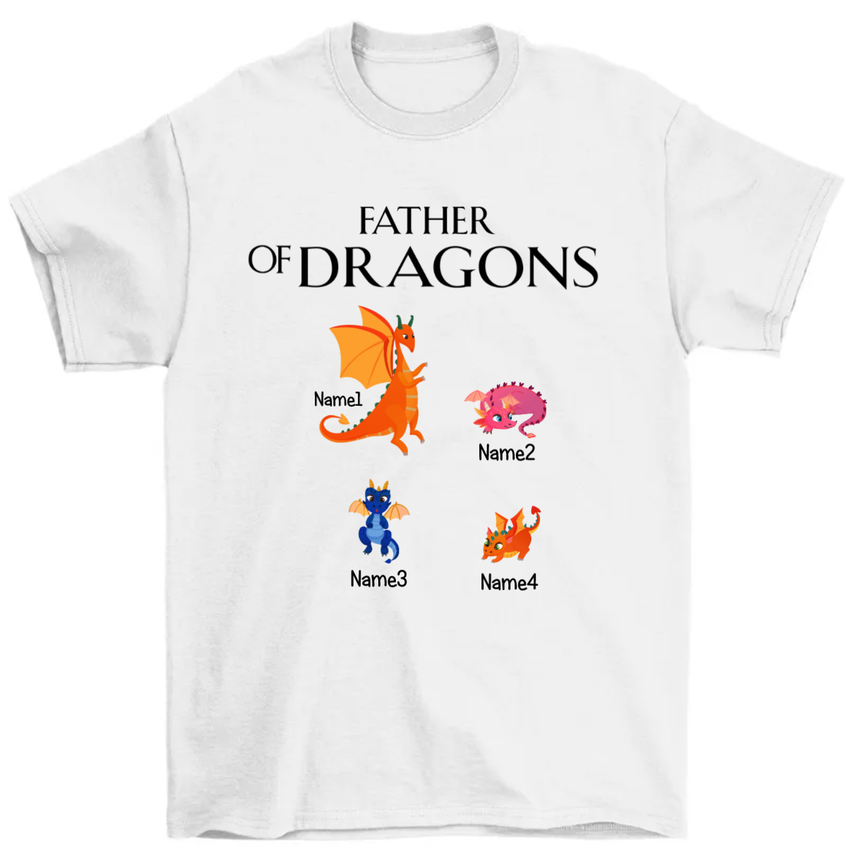 Father Of Dragons Cute Personalized Shirt