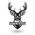 Deer Head Sign Custom Name Custom Metal Hunting Sign--Hunter Gifts-Gift for Him