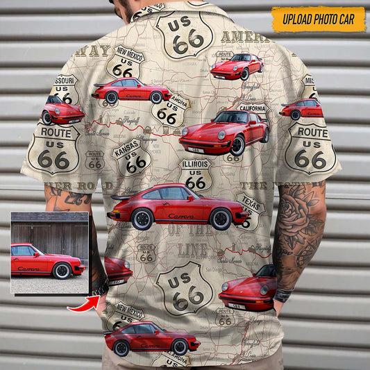 Upload Car Photo Hawaiian Shirt-Gift For Car Lovers