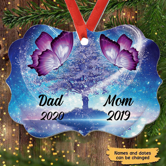 Personalized Butterfly Memorial Ornament