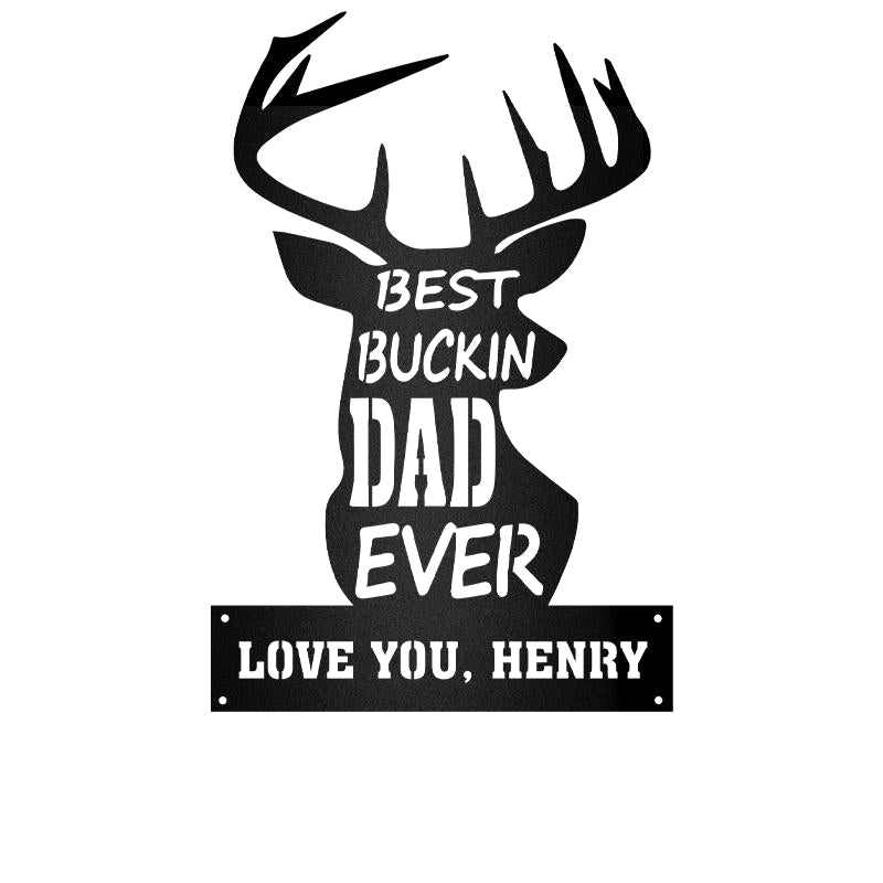 Custom Metal Hunting Sign, Personalized Hunting Gifts
