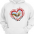You Left Paw Prints On My Heart Dogs Memorial Personalized Hoodie Sweatshirt
